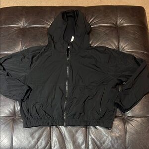 Women's XL Fabletics Black Hooded Jacket